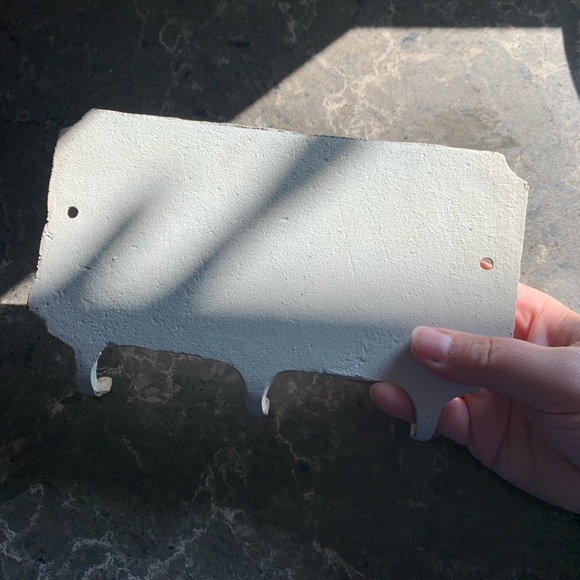 Keys wall decor with hooks sign - Picture 2 of 2